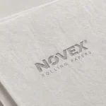 NOVEX kabartma logolu kâğıt dokusu